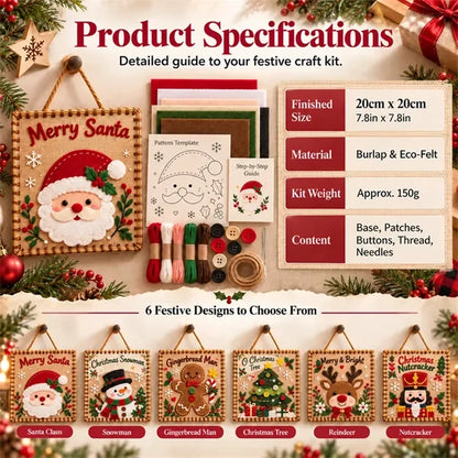 🎄✨Christmas DIY Fabric Weaving Friendship Kit - 🧵 Create Something Special Together! 💕