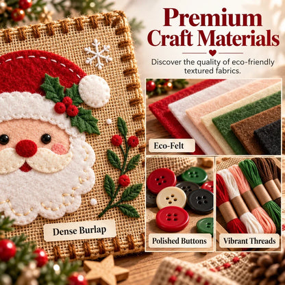 🎄✨Christmas DIY Fabric Weaving Friendship Kit - 🧵 Create Something Special Together! 💕