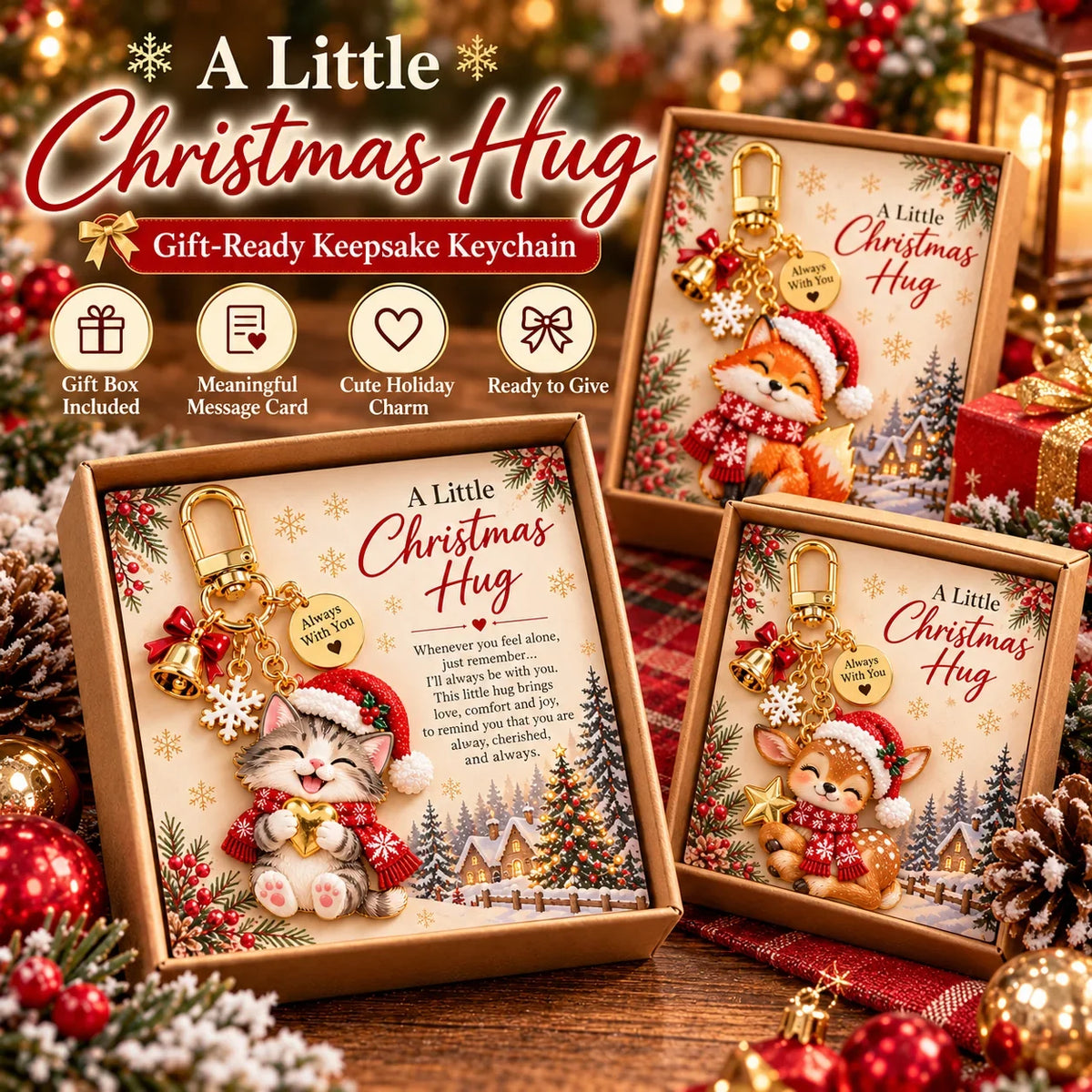 🎄🐾 A Little Christmas Hug — Carry My Love Wherever You Go