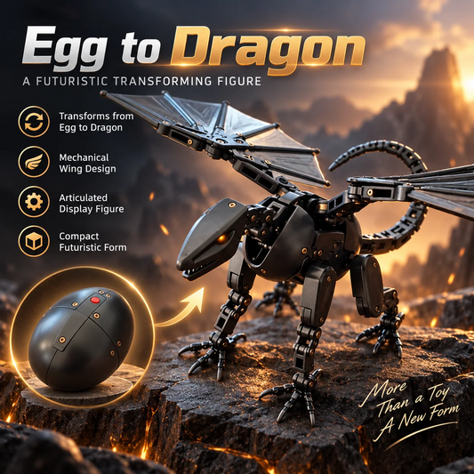 🐉 DragonMorph – Egg to Dragon Transforming Mechanical Toy🔥