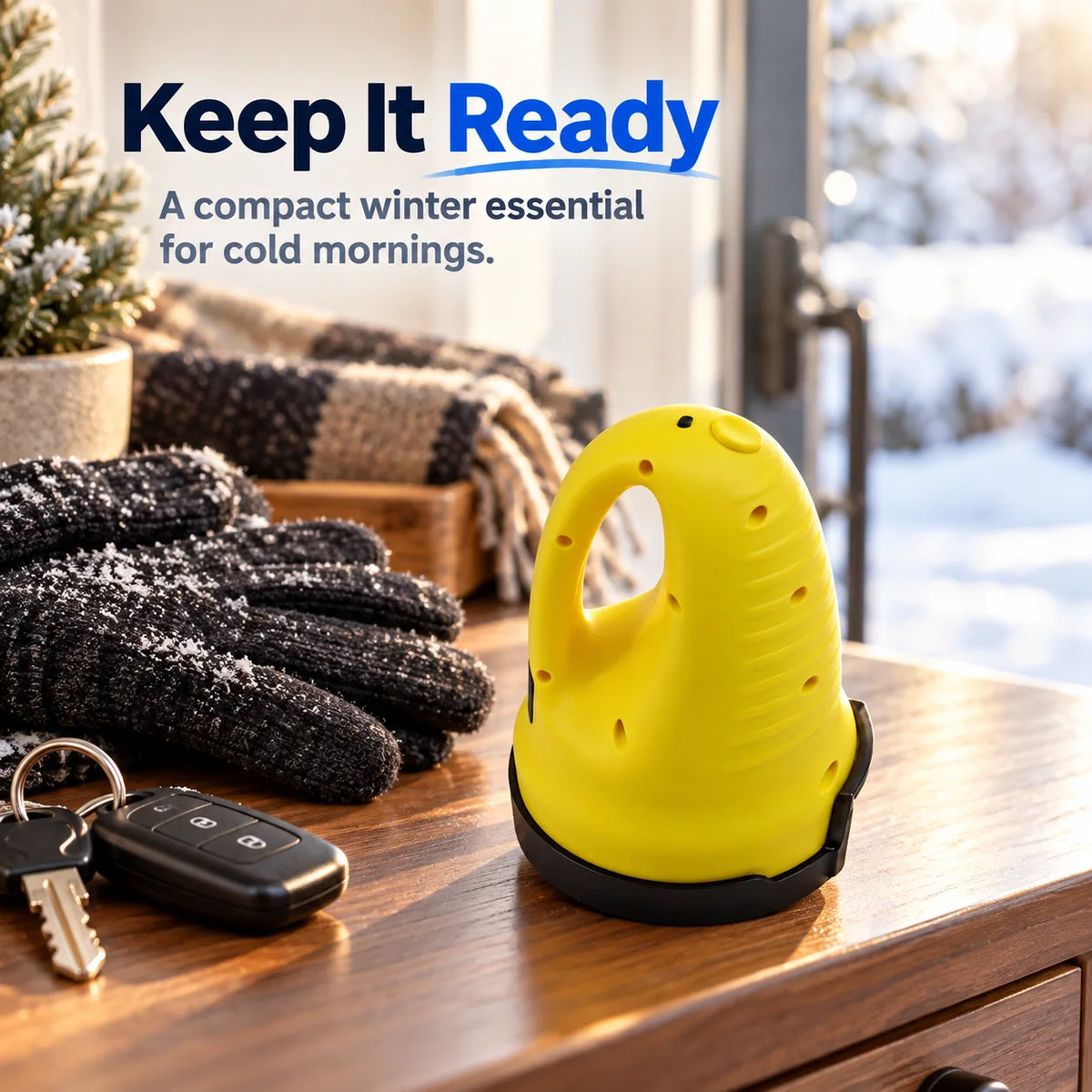 🚗⚡ Electric Car Windshield Snow Scraper & De-Icing Tool for Fast Winter Snow Removal 🌨️🧊💨