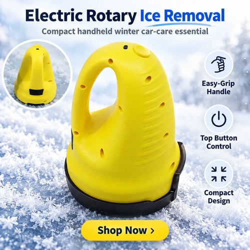 🚗⚡ Electric Car Windshield Snow Scraper & De-Icing Tool for Fast Winter Snow Removal 🌨️🧊💨