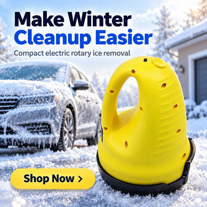🚗⚡ Electric Car Windshield Snow Scraper & De-Icing Tool for Fast Winter Snow Removal 🌨️🧊💨
