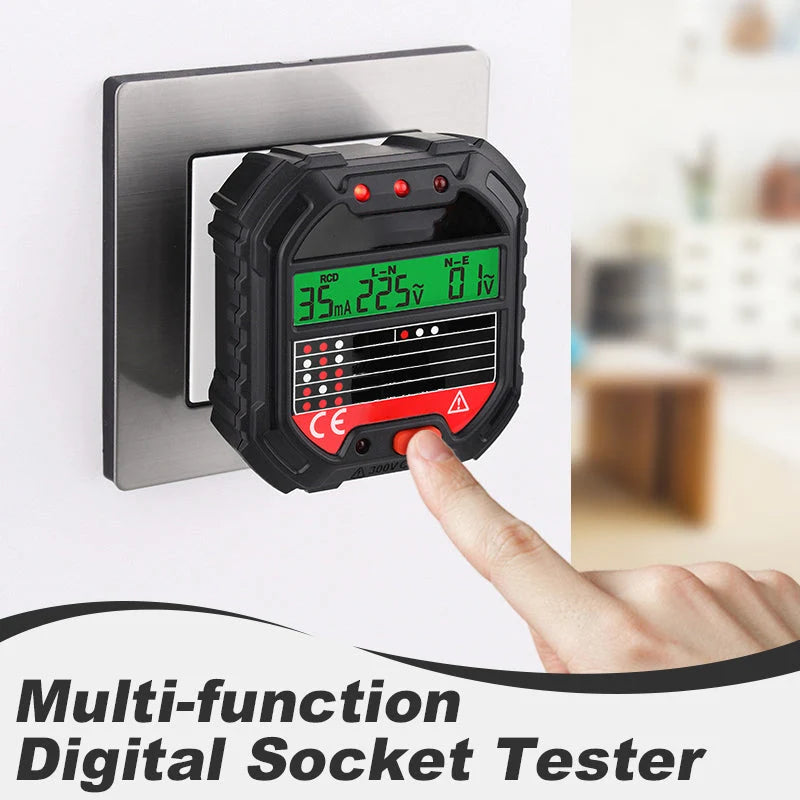 ⚡ Digital Outlet Wiring Tester