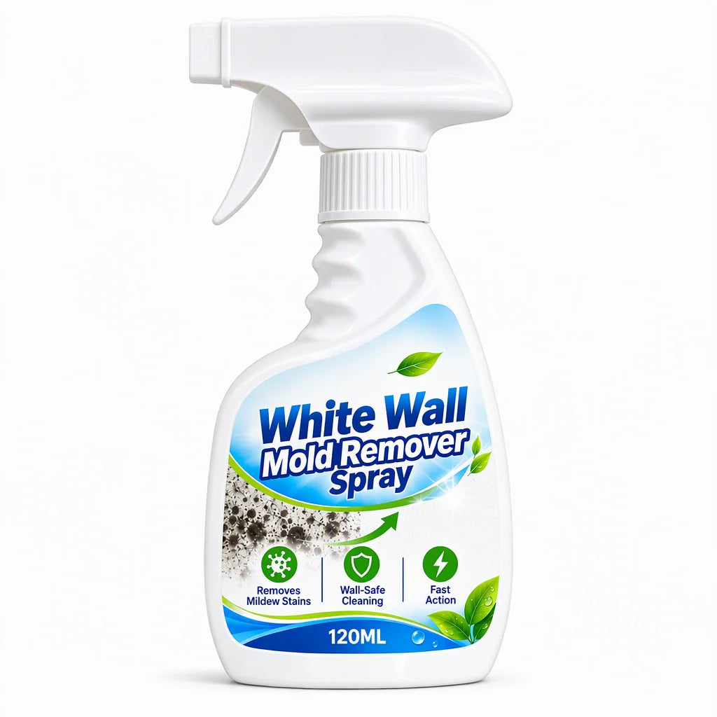 🧴50% OFF NOW! Fast-Acting Wall Mold Remover Spray, Deep Penetrating Mildew Cleaner, Quick Restoration Mold Removal Spray for Home Walls & Bathroom