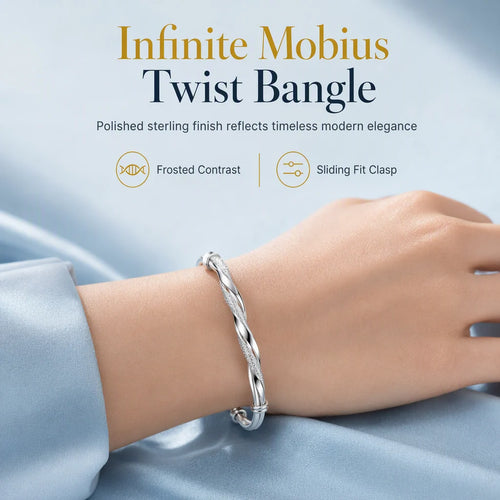 ⏰Solid Mobius Loop Bracelet | Perfect Gift for Girlfriend, Mom and Best Friend🫶♻️