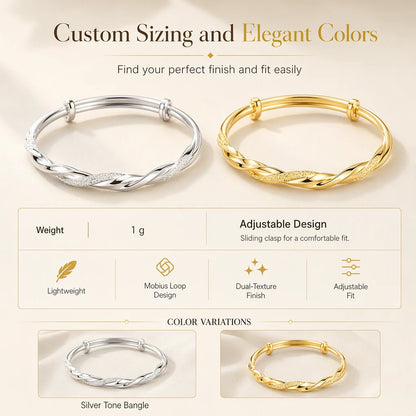 ⏰Solid Mobius Loop Bracelet | Perfect Gift for Girlfriend, Mom and Best Friend🫶♻️