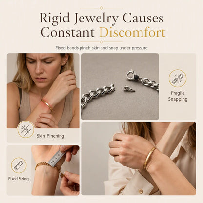 ⏰Solid Mobius Loop Bracelet | Perfect Gift for Girlfriend, Mom and Best Friend🫶♻️