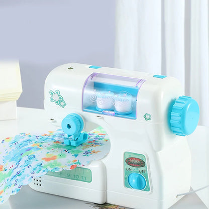 🧵 Mini Electric Sewing Machine Toy with Needle Guard