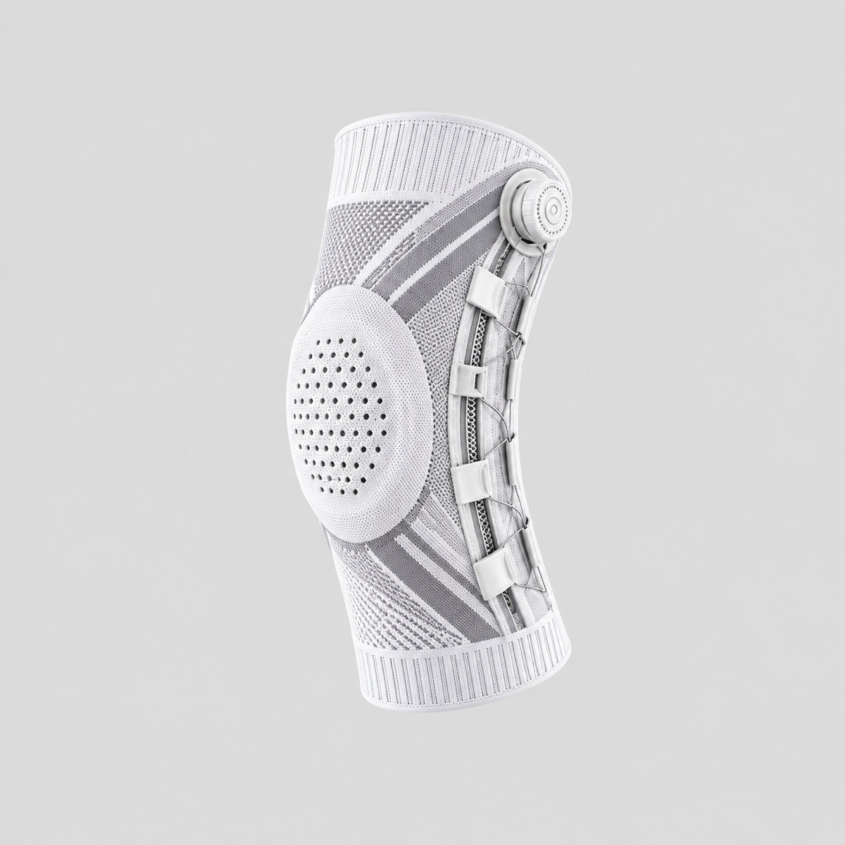 Dial-Adjustable Sports Knee Brace with Alloy Spring Support