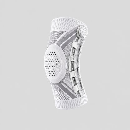 Dial-Adjustable Sports Knee Brace with Alloy Spring Support