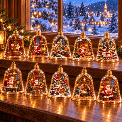 🎁2026 Christmas Wonderland Bell Ornaments.