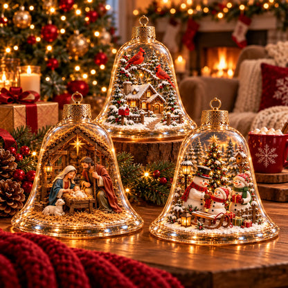 🎁2026 Christmas Wonderland Bell Ornaments.