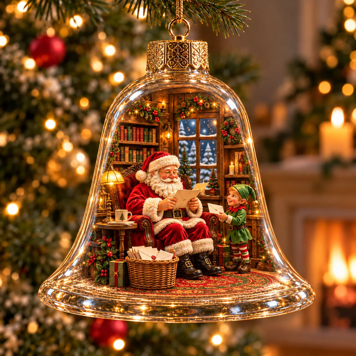 🎁2026 Christmas Wonderland Bell Ornaments.