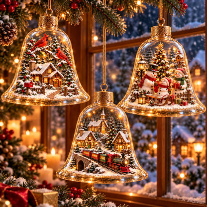 🎁2026 Christmas Wonderland Bell Ornaments.