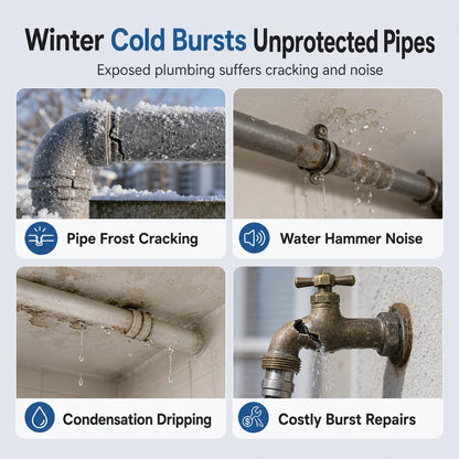 Adhesive Pipe Insulation Wrap Outdoor Winter Anti Freeze Thermal Foam Sleeve for Water and Solar Pipes