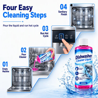 Dishwasher Deep Cleaning Liquid for Grease and Limescale Removal