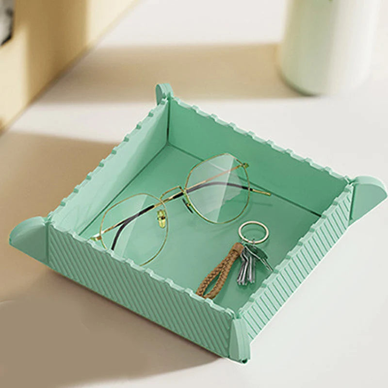 🍳🧲Magnetic Silicone Trivet  | Foldable Pot Mat & Small Kitchen Tray
