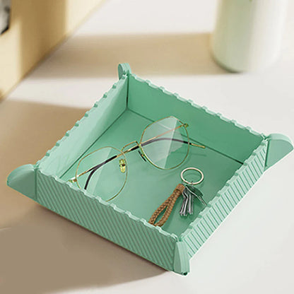 🍳🧲Magnetic Silicone Trivet  | Foldable Pot Mat & Small Kitchen Tray