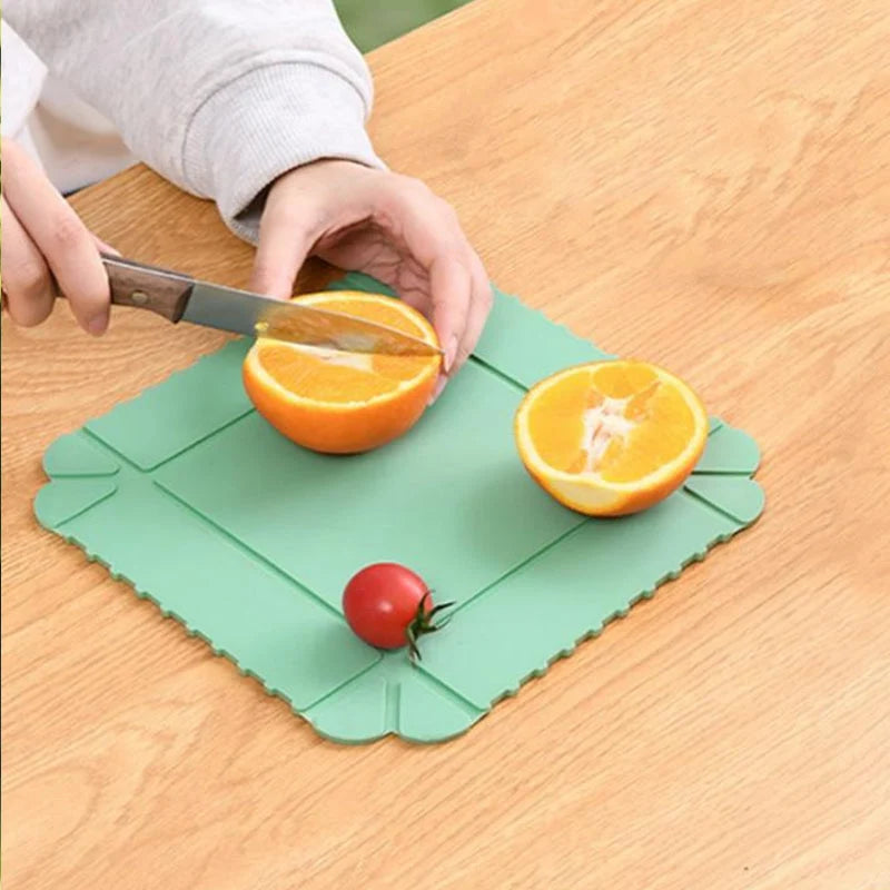 🍳🧲Magnetic Silicone Trivet  | Foldable Pot Mat & Small Kitchen Tray