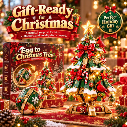 🥚✨🎄Egg-to-christmas Tree™ Magical Transforming Toy – Cardinal Christmas Tree Holiday Gift 🎁