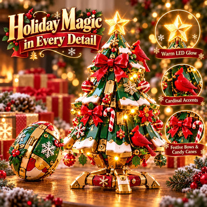 Last Day 49% Off 🔥 Egg-to-christmas Tree™ Magical Transforming Toy – Cardinal Christmas Tree Holiday Gift 🎄🎁✨
