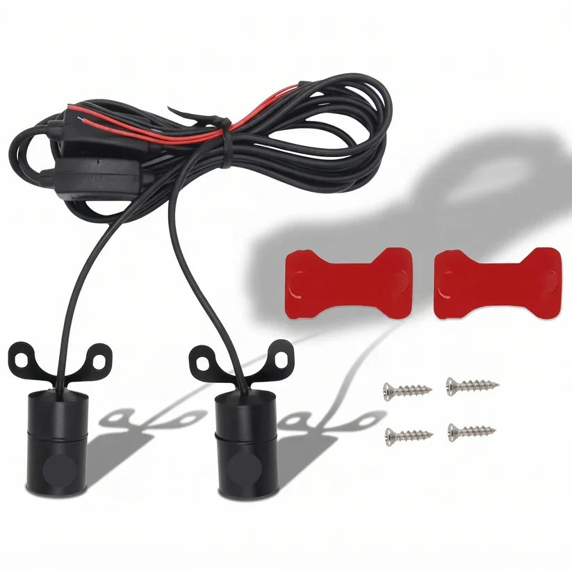 🔥 LAST DAY 50% OFF 🏍️ IP67 Waterproof & Dustproof Angel Wing Motorcycle LED Projector Lights (1 Pair)