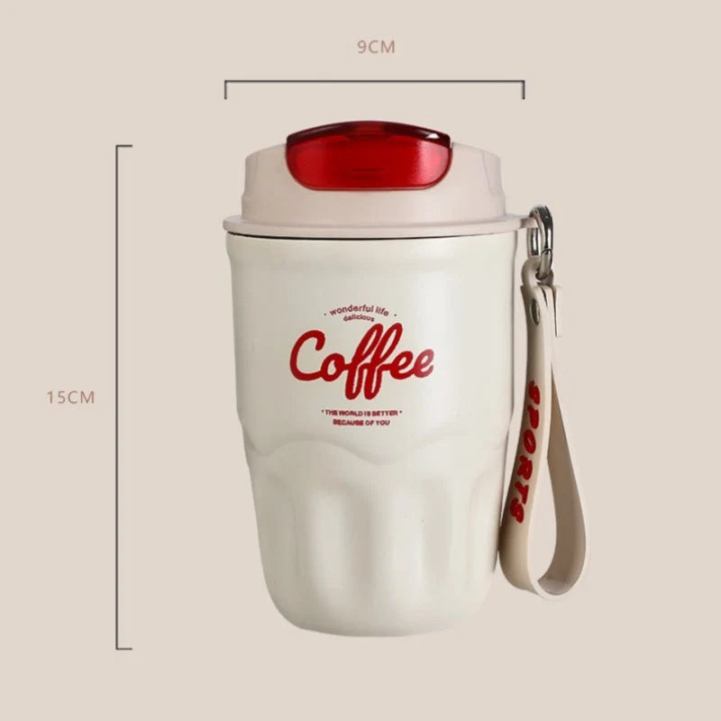 Portable Smart Thermal Coffee Cup With Temperature Display