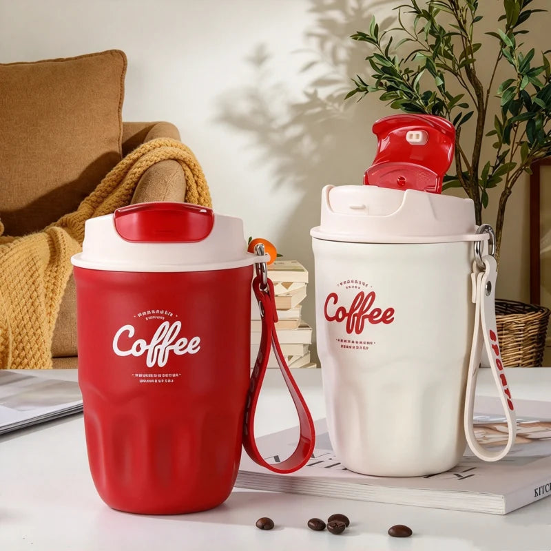 Portable Smart Thermal Coffee Cup With Temperature Display