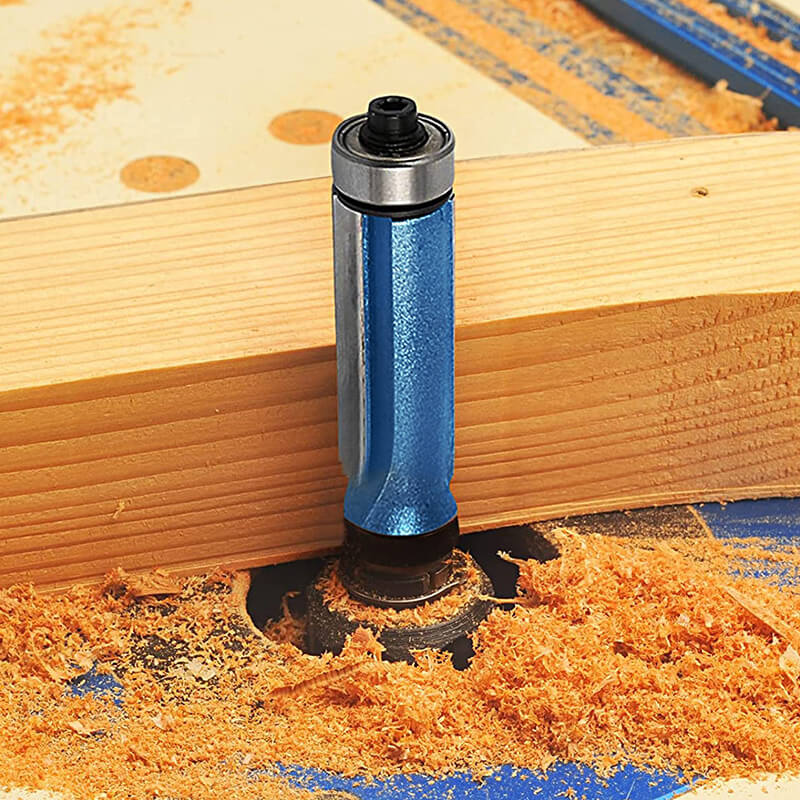 ⚙️ LIMITED-TIME 49% OFF! ✨ Biaxial Trimming Tool – Carbide Router Bit, Sharp Cut, Blue Nano Coating 🛠️