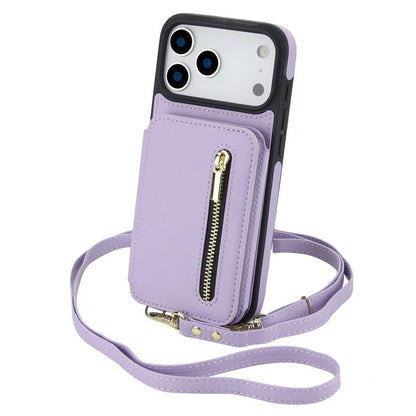 Bi-Fold Crossbody Wallet Phone Case