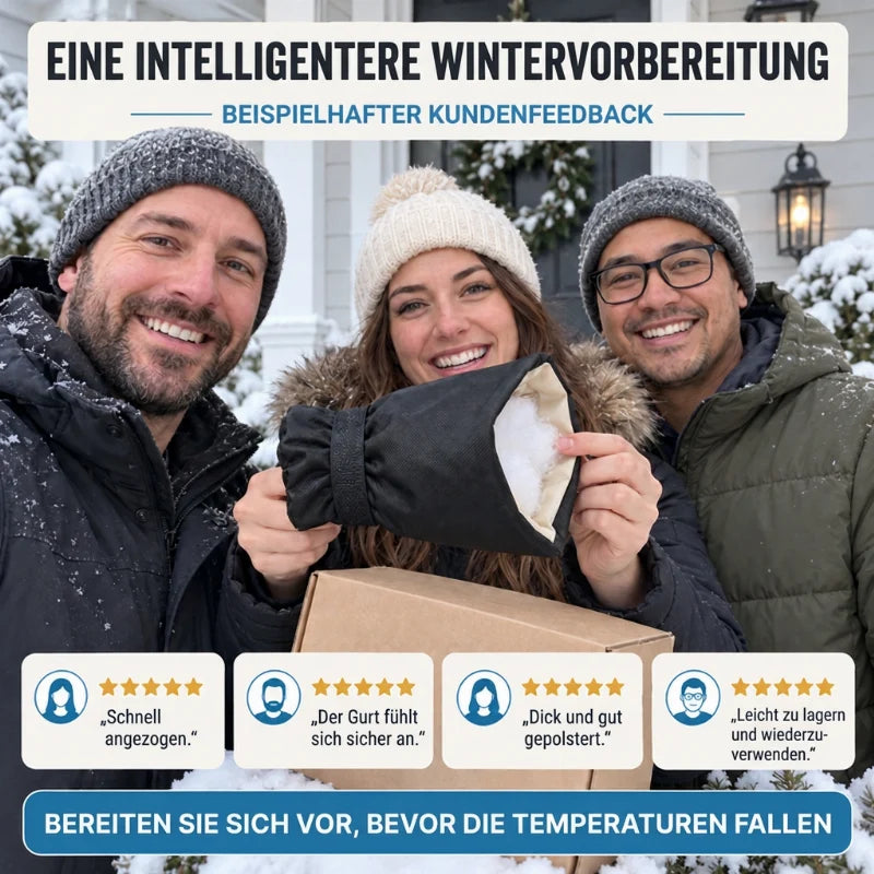 Outdoor Faucet Cover – Winter Freeze Protection & Insulated
