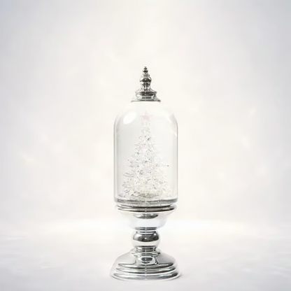 🎄❄️Illuminated musical Christmas snow globe lantern