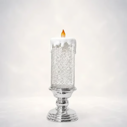 🎄❄️Illuminated musical Christmas snow globe lantern
