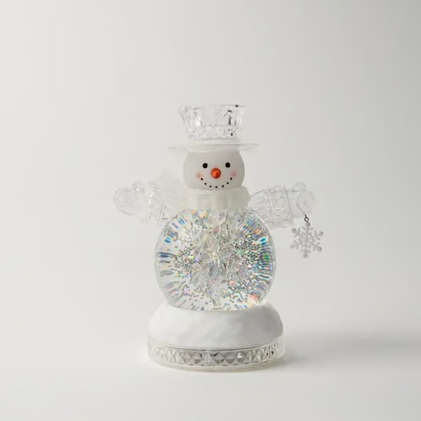 🎄❄️Illuminated musical Christmas snow globe lantern