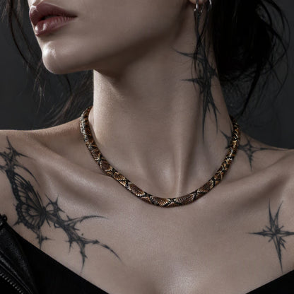 Serpent Statement Necklace – A Symbol of Mystery & Power