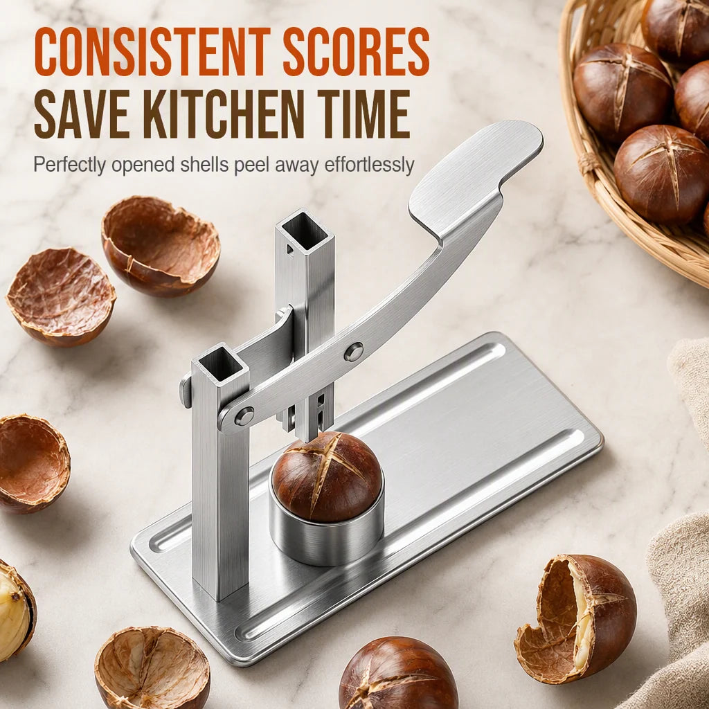 Stainless Steel Chestnut And Nut Cracker