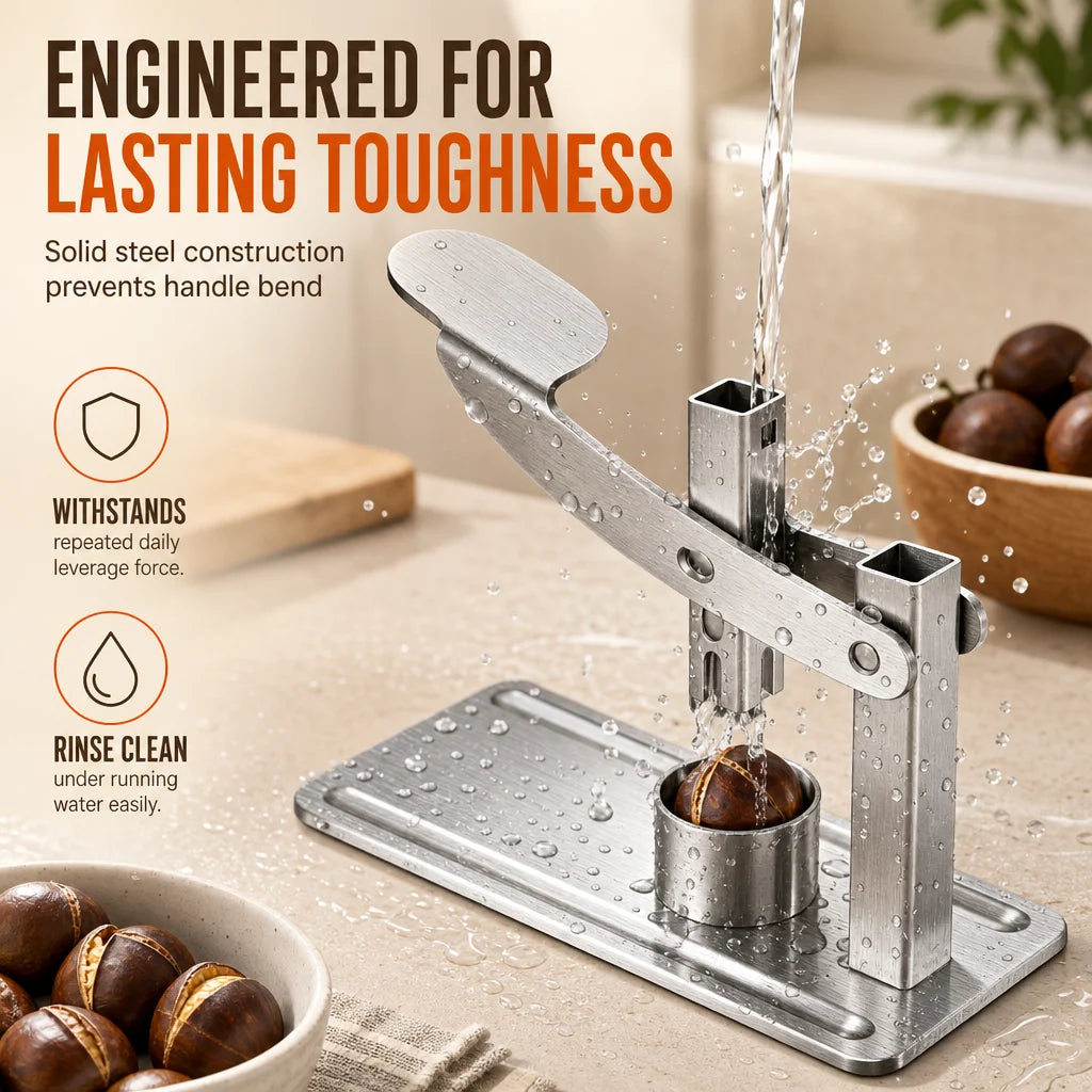 Stainless Steel Chestnut And Nut Cracker