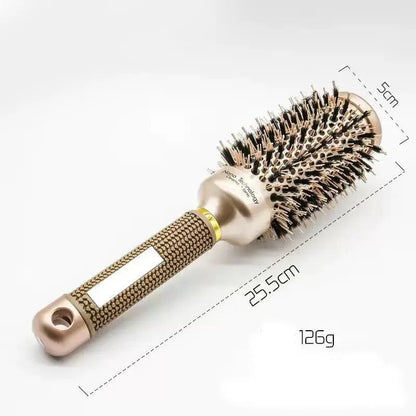 🏆 Last Day Special Price! 💇professional Volumizing Round Hair Brush – Vented Barrel, Ergonomic Grip, Salon Results ✨