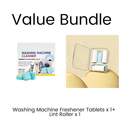 🎁washing Machine Cleaner – 12 Tablets, Deep Cleans Inner Tank & Pet Hair. 🧼