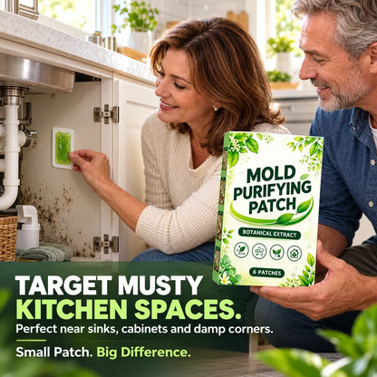 🧪6Pcs Mold Purifying Patches – Botanical Mildew Removal Pads, Long Lasting Mold Inhibitor