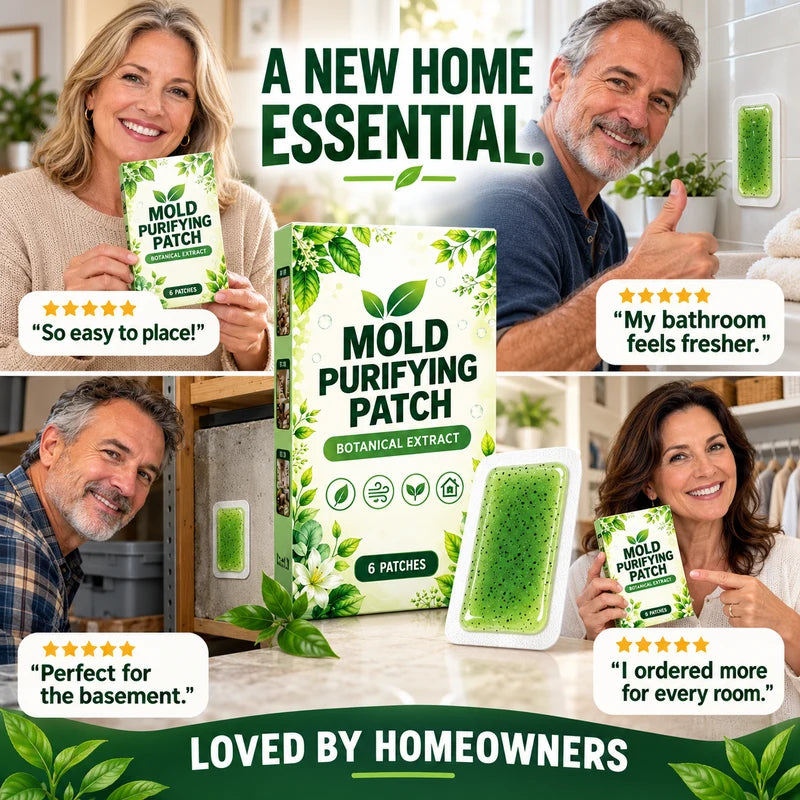 🧪6Pcs Mold Purifying Patches – Botanical Mildew Removal Pads, Long Lasting Mold Inhibitor