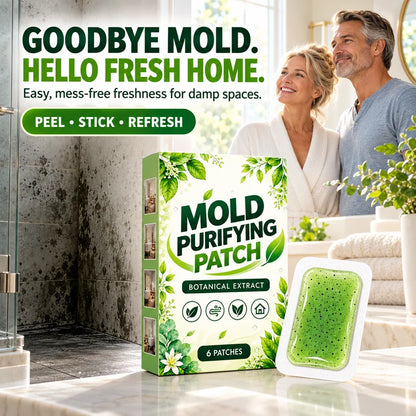🧪6Pcs Mold Purifying Patches – Botanical Mildew Removal Pads, Long Lasting Mold Inhibitor