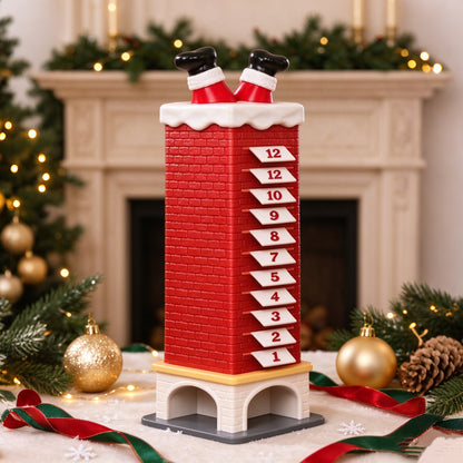 🎅 Chimney Drop Candy Advent Calendar 🍬 25-Day Interactive Christmas Countdown