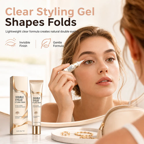 Ditch Eyelid Tape Instantly! Invisible Double Eyelid Styling Gel