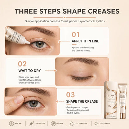 Ditch Eyelid Tape Instantly! Invisible Double Eyelid Styling Gel