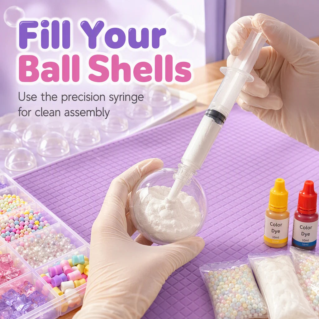 🎨 🧸 DIY Clay Squeeze Ball Kit — Handmade Stress Relief Fun for Kids ✨