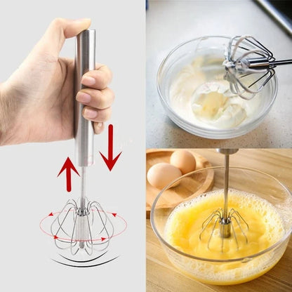 🥚Stainless Steel Semi-Automatic Whisk