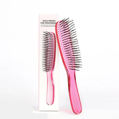 Detangle Knots Instantly! Gentle Portable Scalp Massage Hairbrush