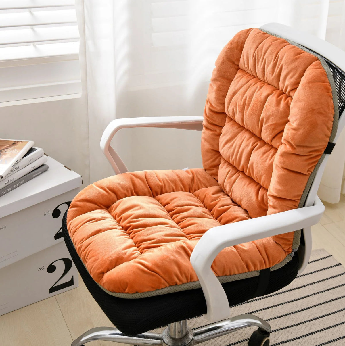 🔥 Heated Chair Cushion – Dual-Zone Fast-Warming Seat & Back Pad